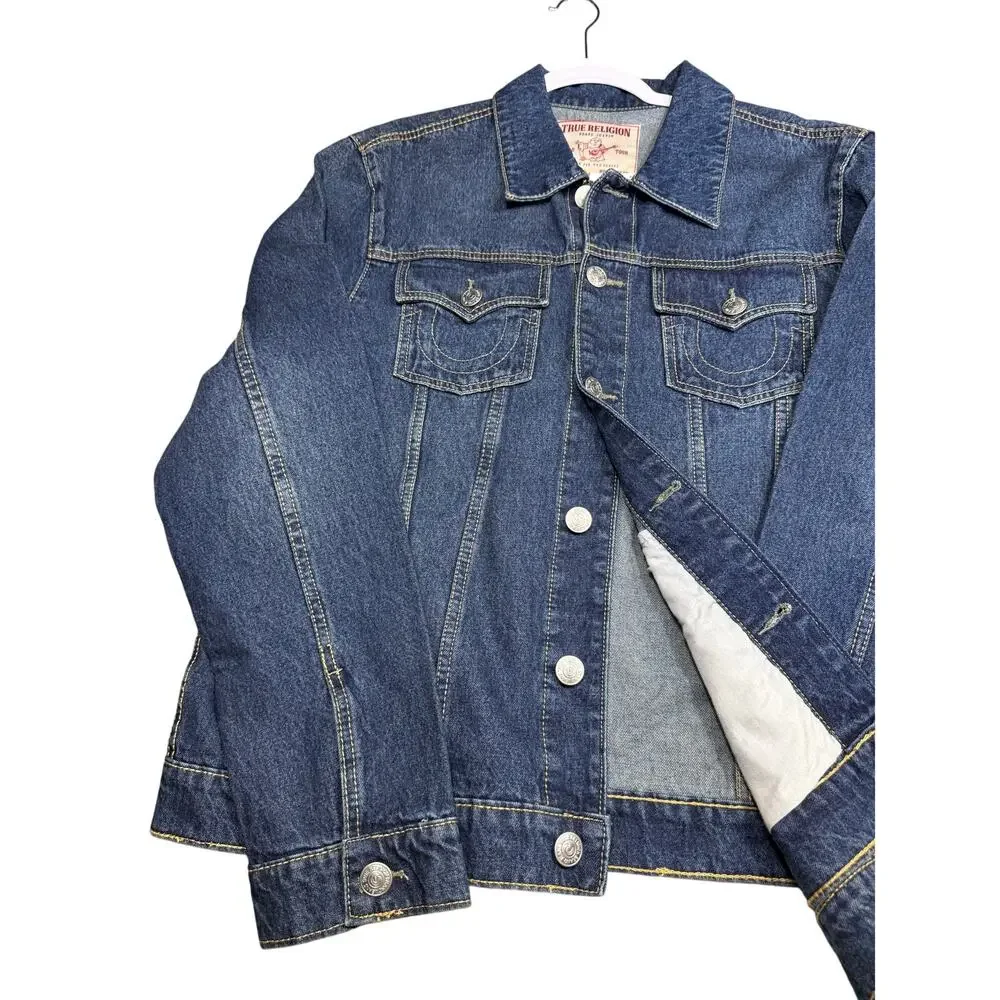 True Religion Jesse SN Trucker Jacket - dreamy wash - Men’s - size Large
